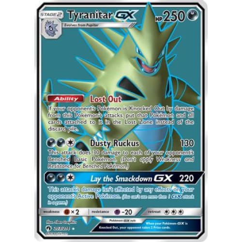 Tyranitar-GX (203/214) Ultra Rare Holofoil - Single