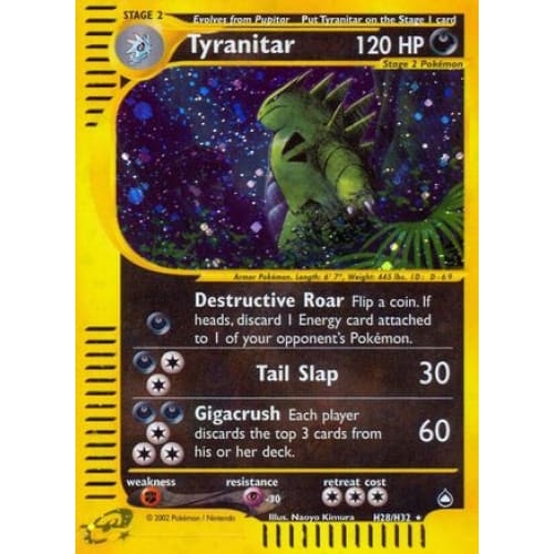 Tyranitar (H28/147) Holo Rare Holofoil - Single