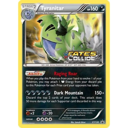 Tyranitar (XY130/211) Promo Holofoil - Single