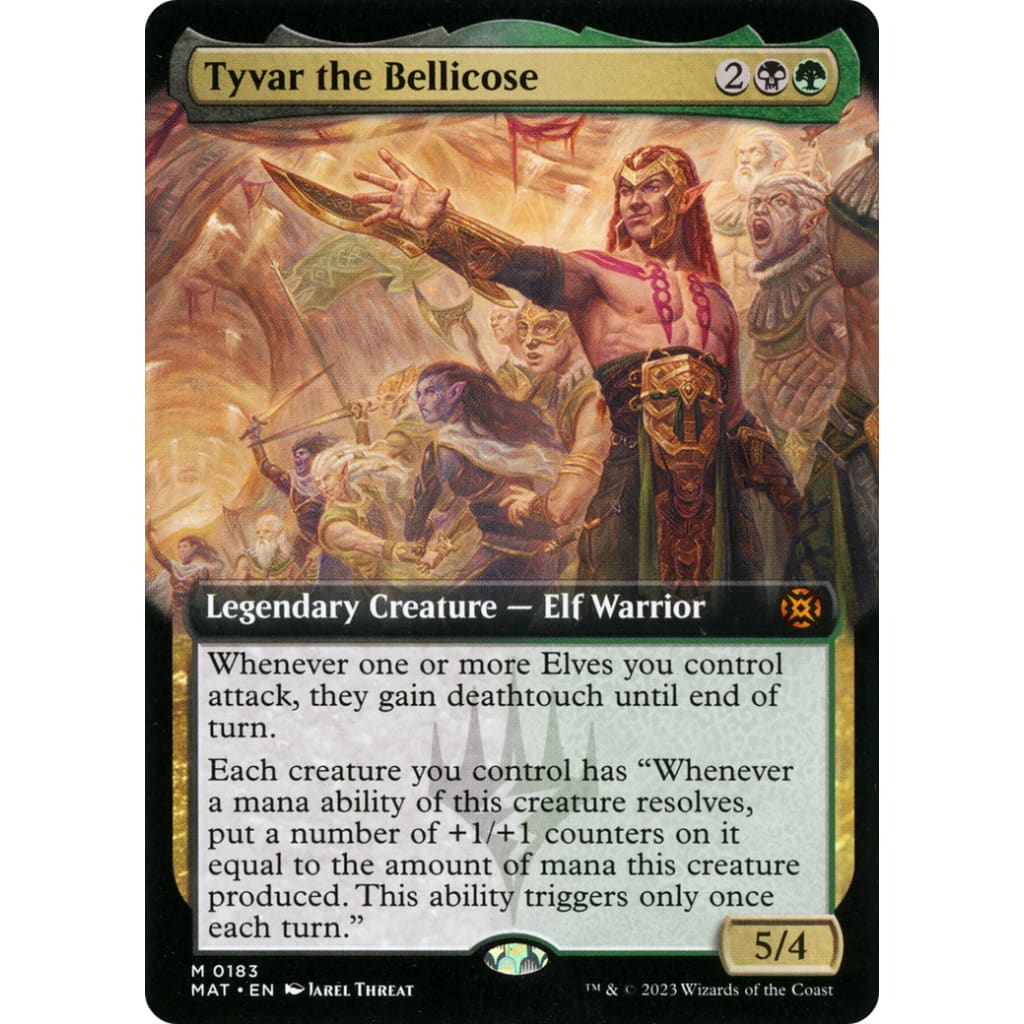Tyvar the Bellicose (MAT-183): (Extended Art) - Single