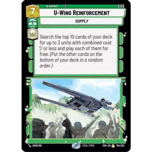 U-Wing Reinforcement (104/252) - Spark of Rebellion Foil