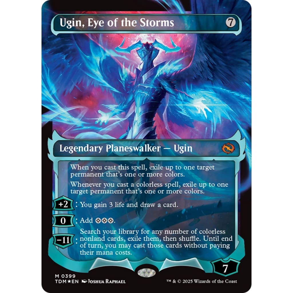 Ugin Eye of the Storms (TDM-399): (Showcase) (Borderless)