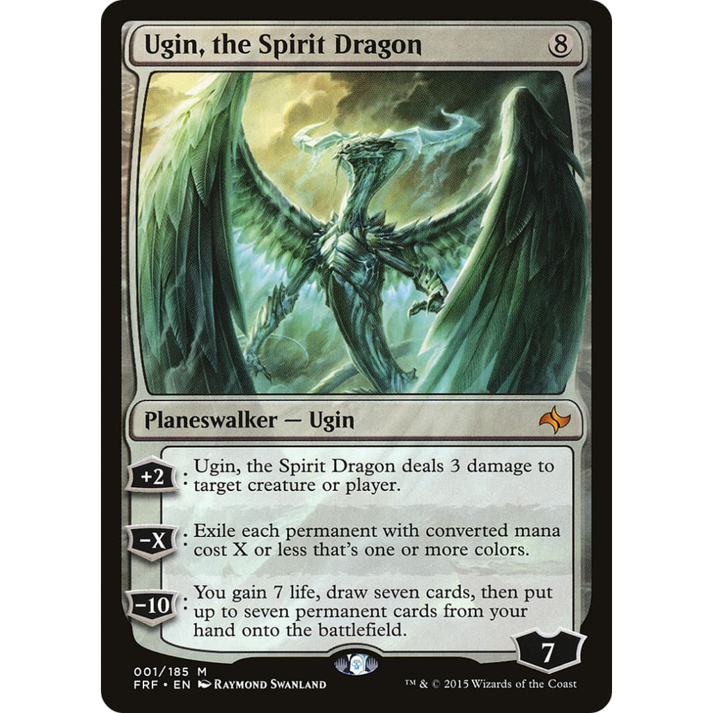 Ugin the Spirit Dragon (FRF-001) - Single