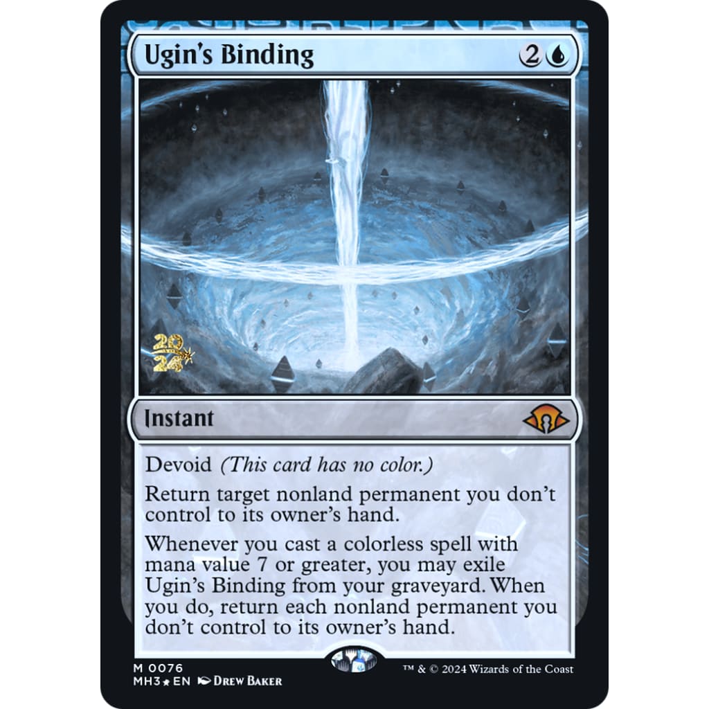 Ugin’s Binding (PRE-076): (devoid) Foil - Single
