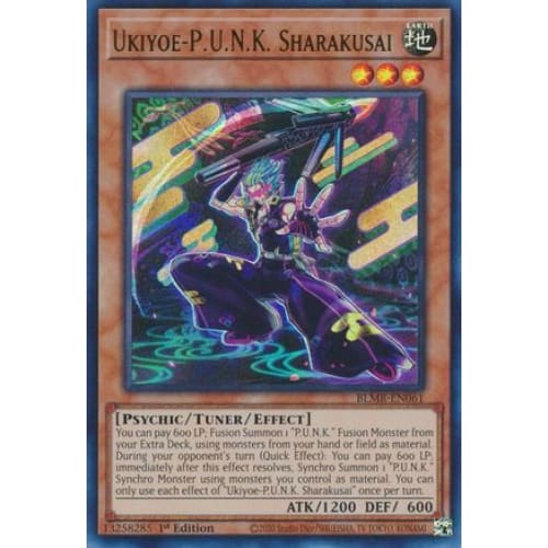Ukiyoe-P.U.N.K. Sharakusai - BLMR-EN061 Ultra Rare 1st
