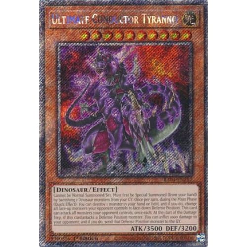 Ultimate Conductor Tyranno (Platinum Secret Rare)
