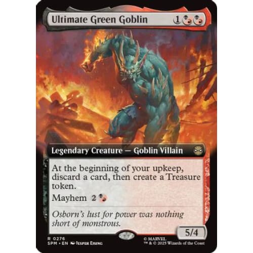 Ultimate Green Goblin (Extended Art) (SPM-276) Foil - Single