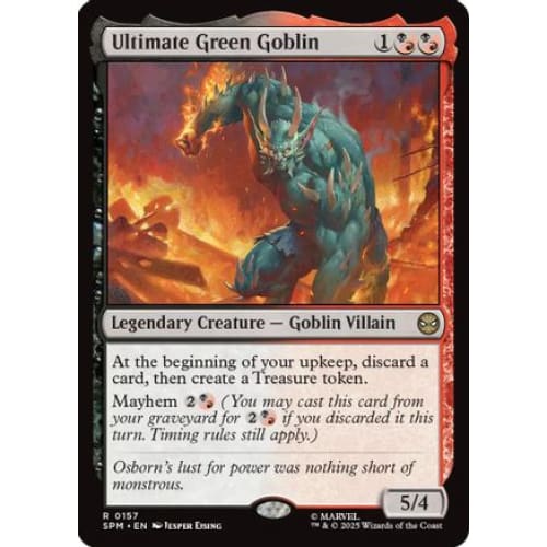 Ultimate Green Goblin (SPM-157) Foil - Single