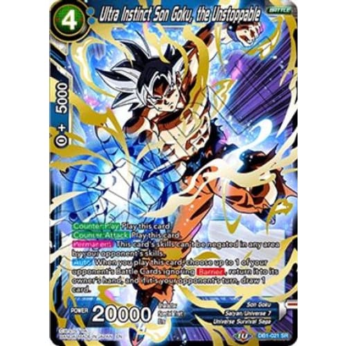 Ultra Instinct Son Goku the Unstoppable (Draft Box 04