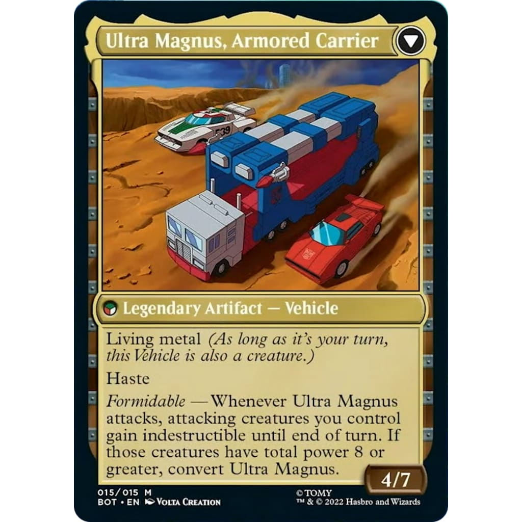 Ultra Magnus Tactician // Armored Carrier (BOT-015):