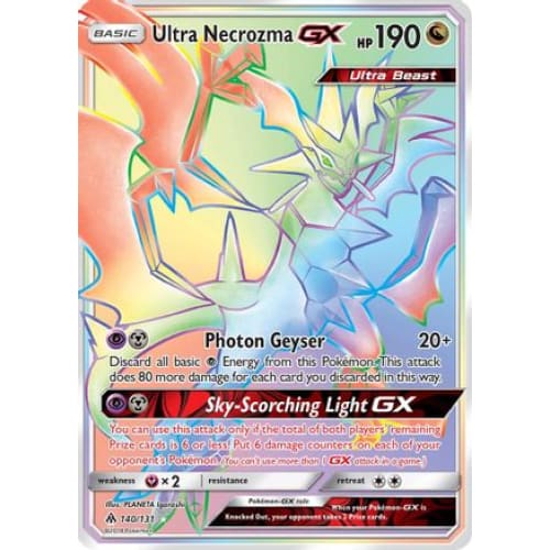 Ultra Necrozma-GX (140/131) Holo Rare Holofoil - Single