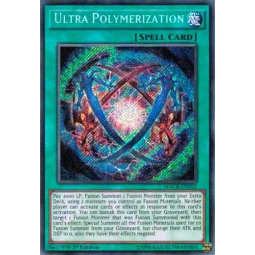 Ultra Polymerization (MACR-EN052) Secret Rare Unlimited
