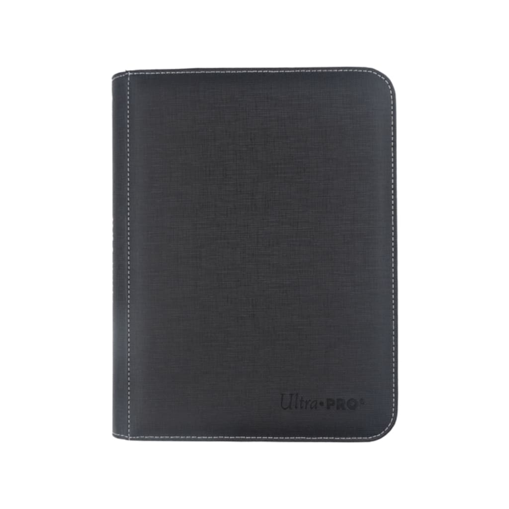 Ultra Pro: (4Pkt) Pro Binder: Toploader Zippered: Black