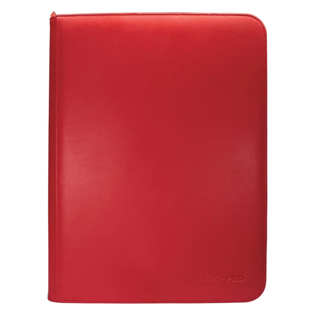 Ultra Pro - 9 Pocket Vivid Zip Binder - Red
