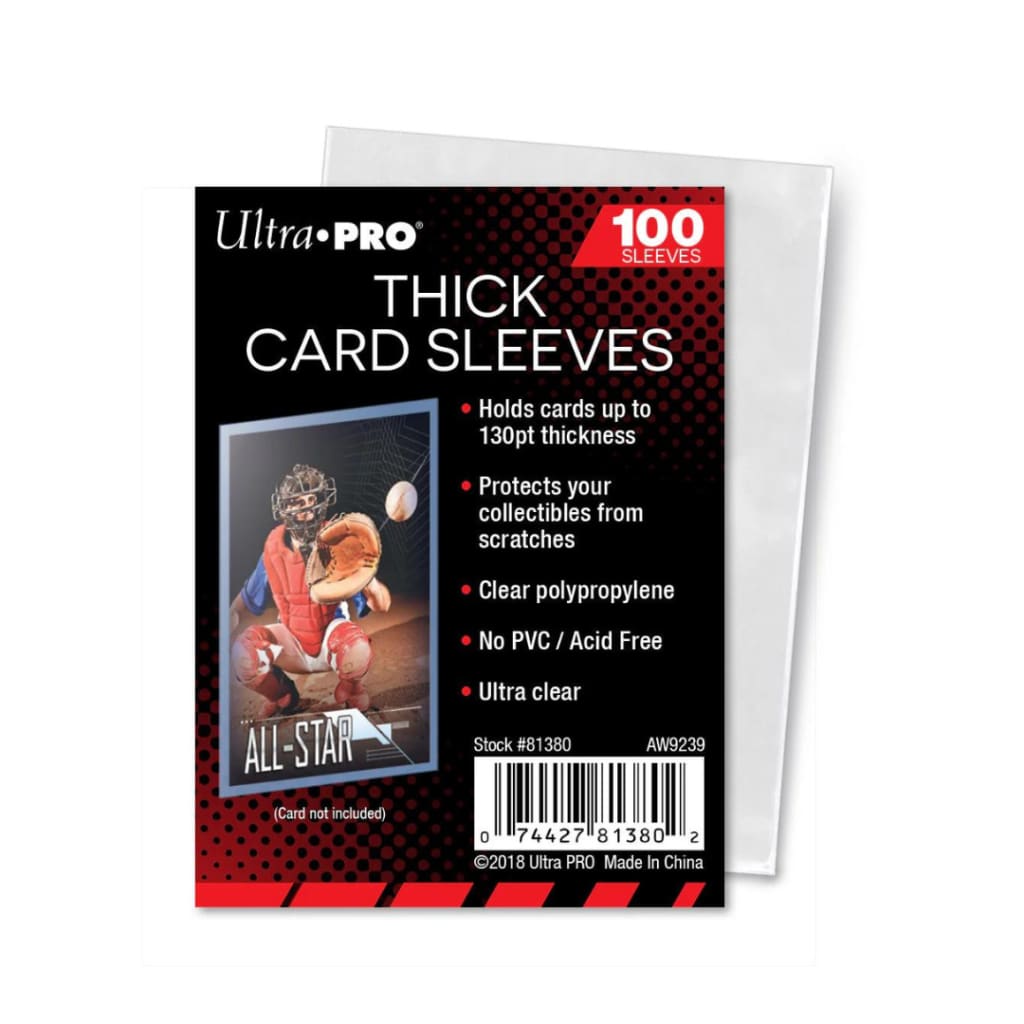 Ultra Pro - Card Sleeves - Thick 130pt - 100 Count