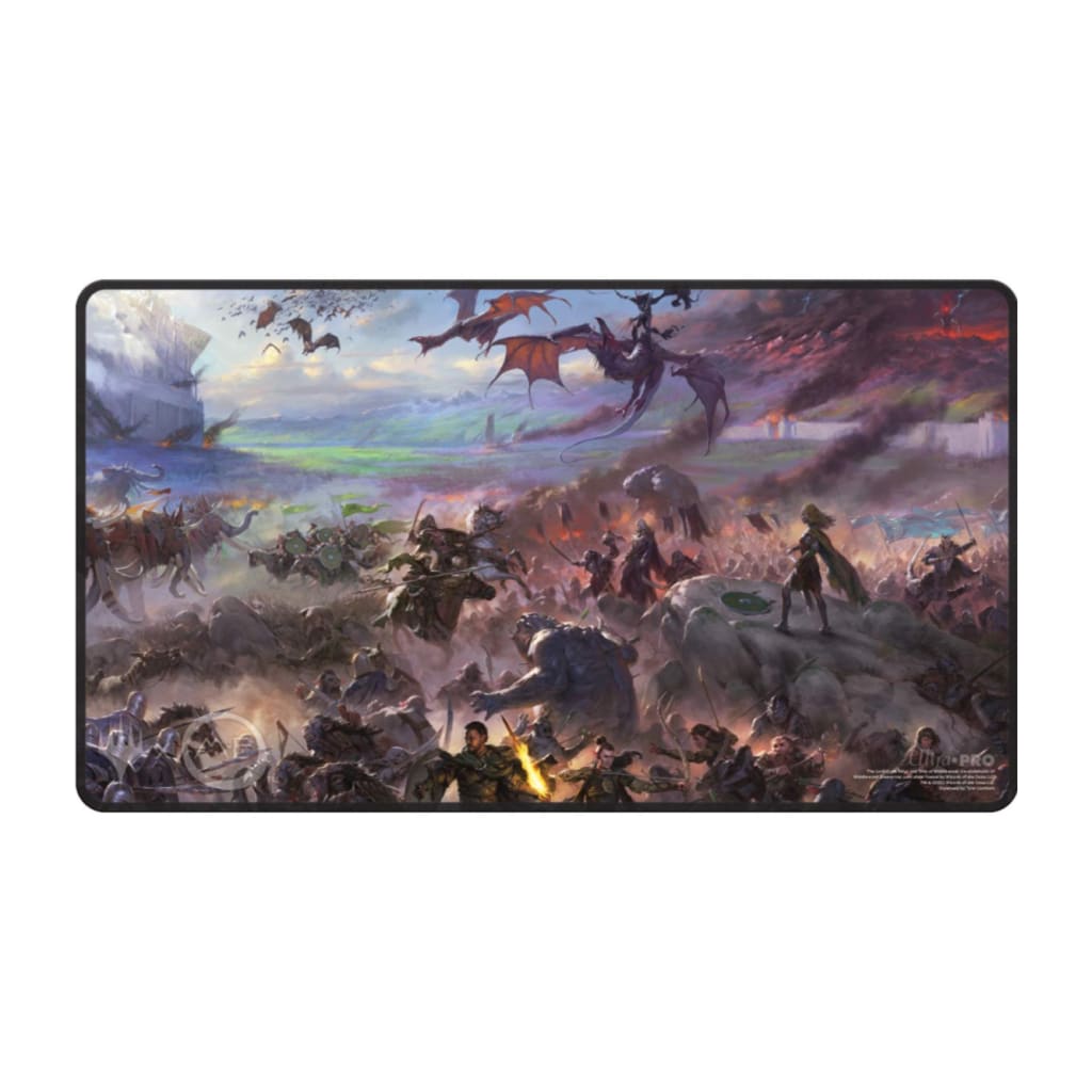 Ultra Pro - Playmat Black Stitched - MTG Lord of the Rings: