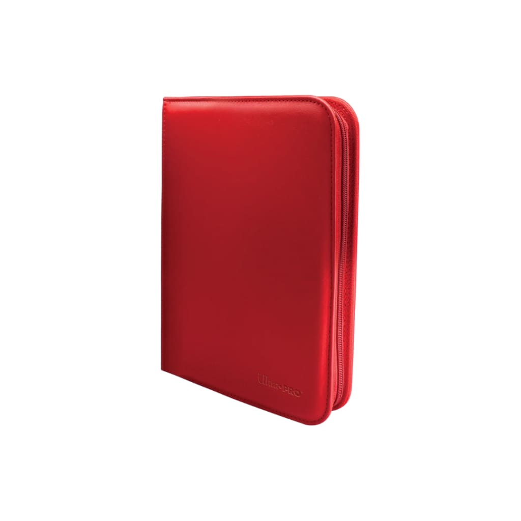 Ultra Pro Vivid 4-Pocket Zippered PRO-Binder - Red