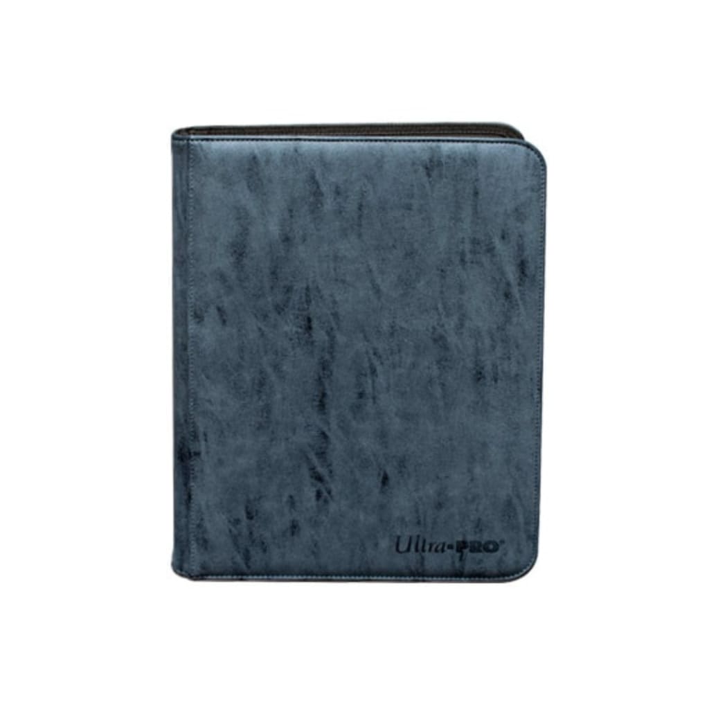 ULTRA PRO ZIPPERED 9-POCKET PREMIUM SAPPHIRE SUEDE BINDER