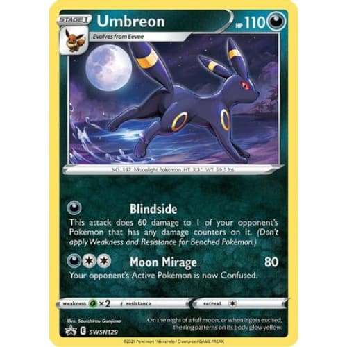 Umbreon (SWSH129/184) Promo Holofoil - Single