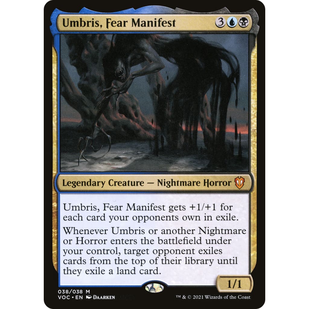 Umbris Fear Manifest (VOC-038) - Single