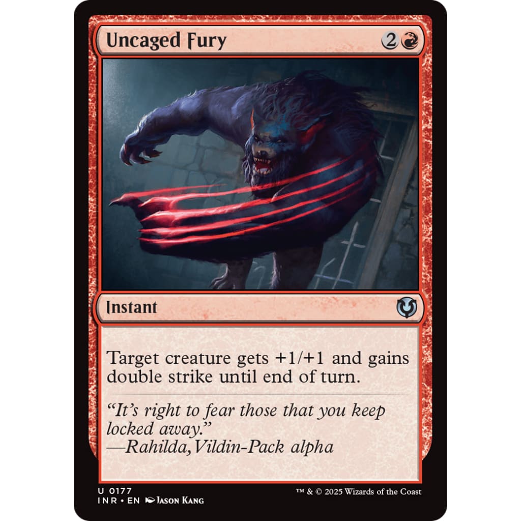 Uncaged Fury (INR-177) - Single