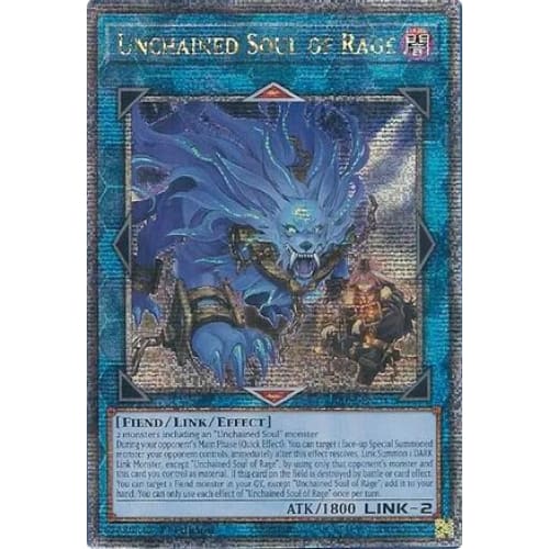 Unchained Soul of Rage (Quarter Century Secret Rare)