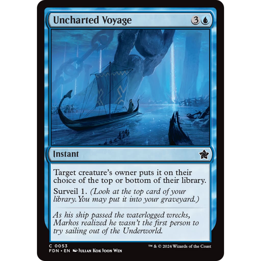 Uncharted Voyage (FDN-053) - Single