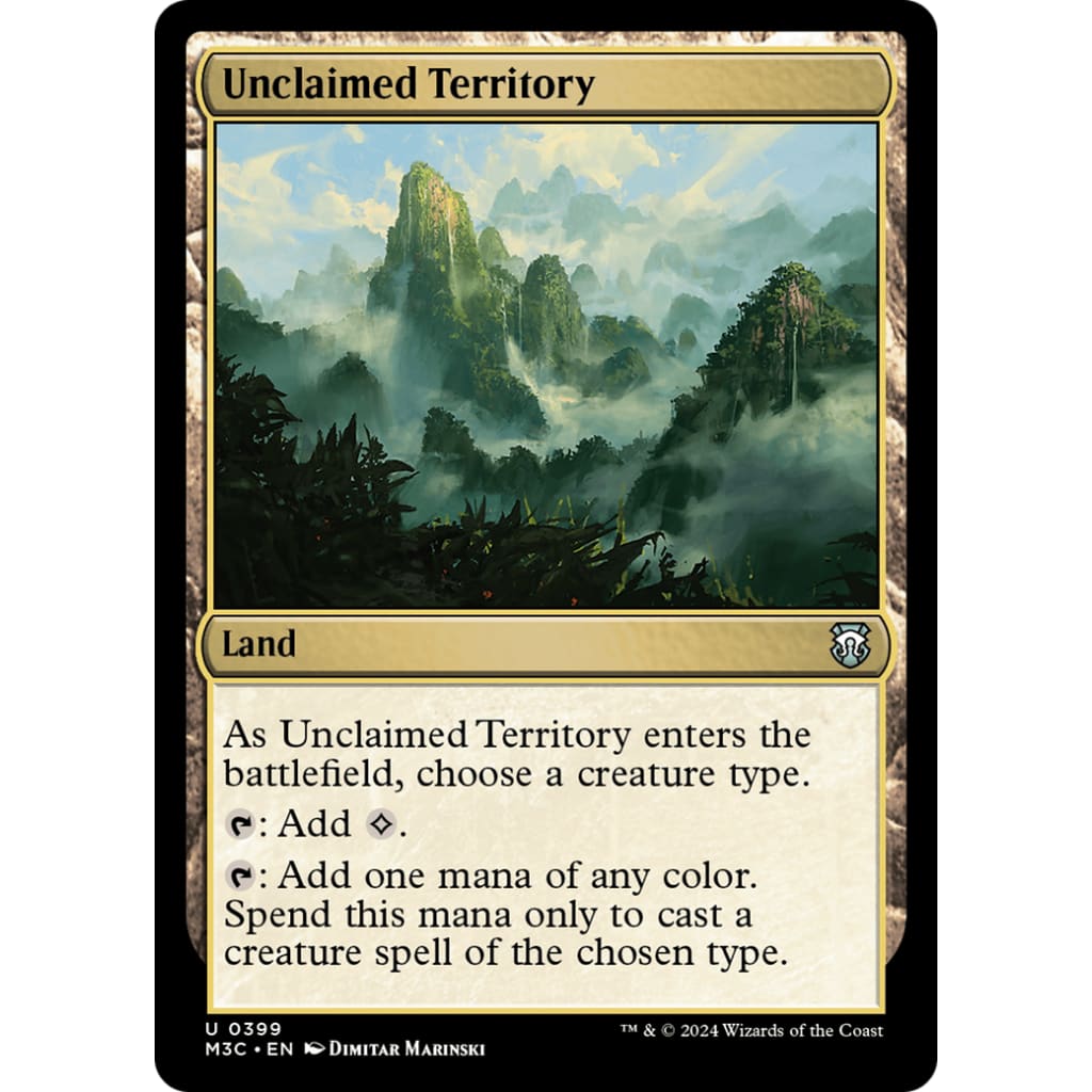 Unclaimed Territory (M3C-399) - Single