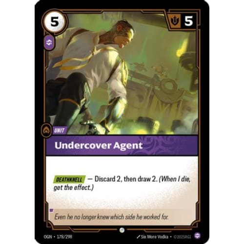Undercover Agent (178/298) - Origins - Single