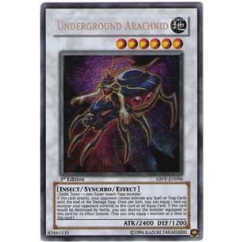 Underground Arachnid (ABPF-EN096) Secret Rare 1st Edition