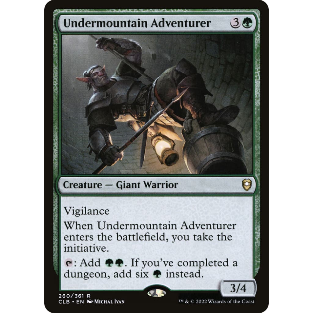 Undermountain Adventurer (CLB) Foil - Single