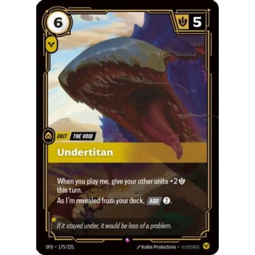 Undertitan (175/221) - Spiritforged Foil - Single