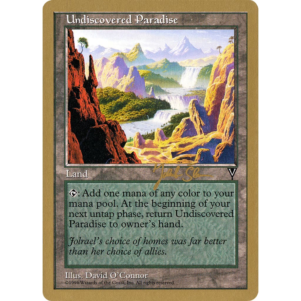Undiscovered Paradise (WC97-JS167) - Single
