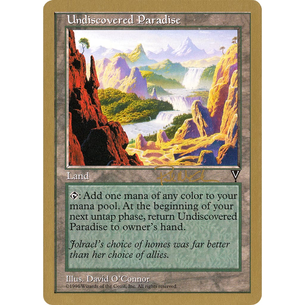 Undiscovered Paradise (WC97-PM167) - Single