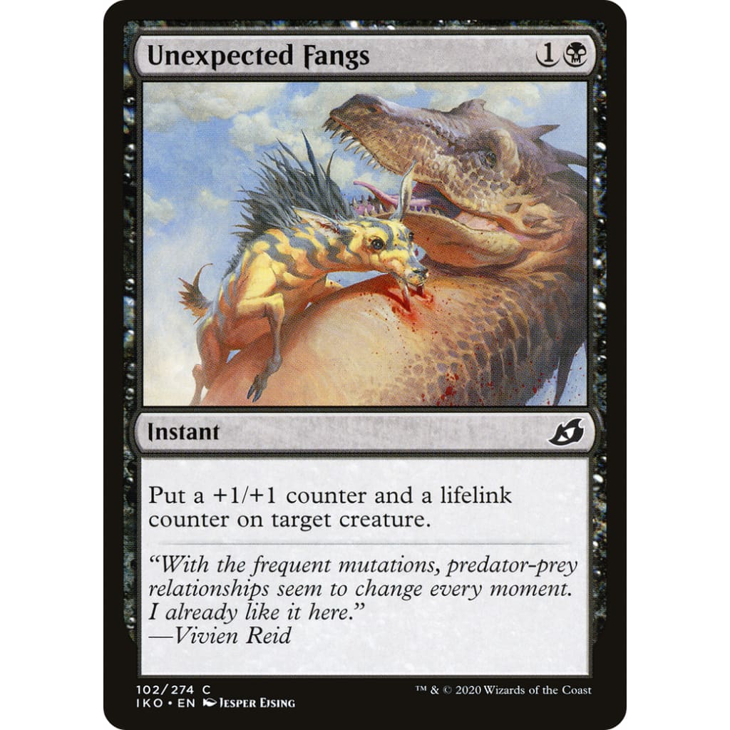 Unexpected Fangs (IKO-102) Foil - Single