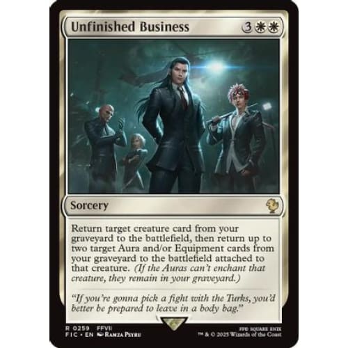 Unfinished Business (FIC-259) - Single