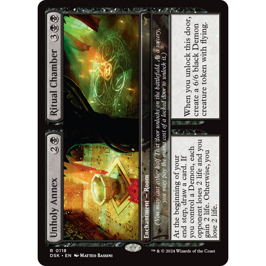 Unholy Annex // Ritual Chamber (DSK-118) Foil - Single