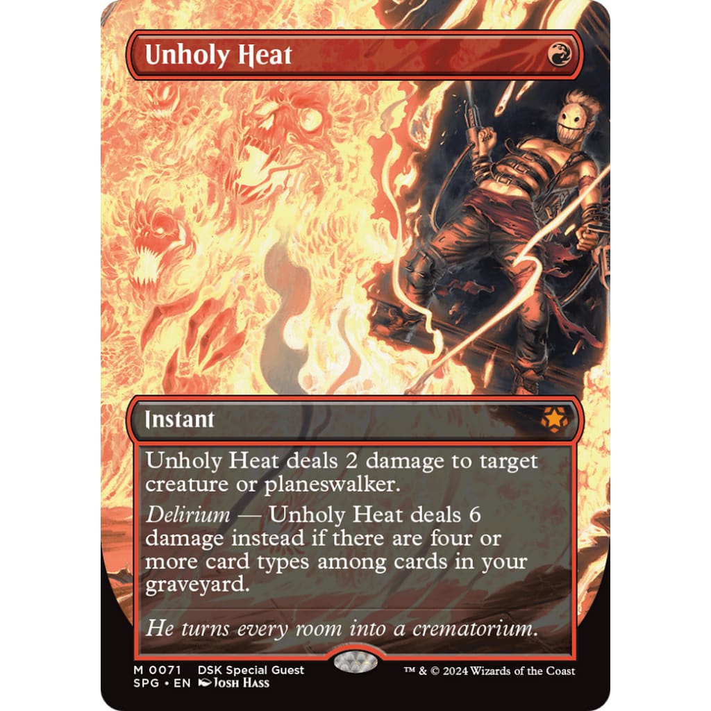 Unholy Heat (SPG-071) (Borderless) - Single