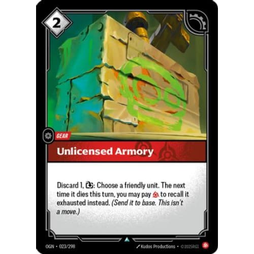 Unlicensed Armory (023/298) - Origins - Single