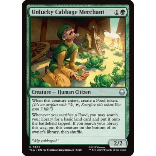 Unlucky Cabbage Merchant (TLA-201) Foil - Single