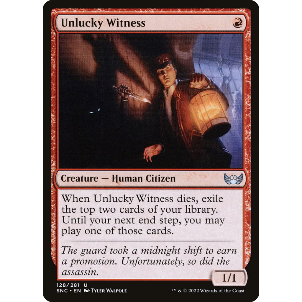 Unlucky Witness (SNC-128) - Single