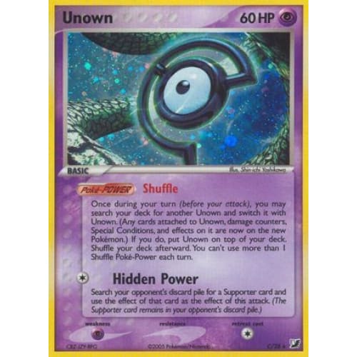 Unown (00C/115) Rare Classic Holofoil - Single