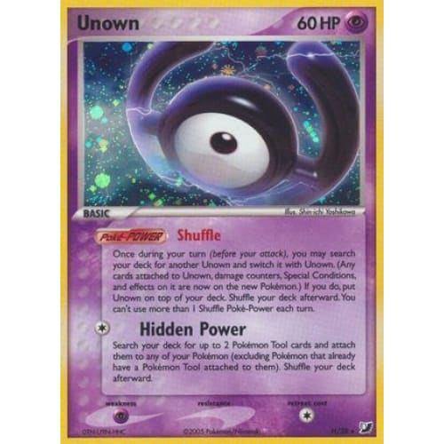 Unown (00H/115) Rare Classic Holofoil - Single