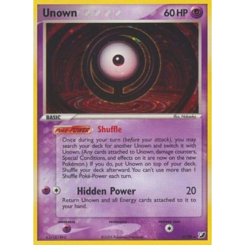 Unown (00O/115) Rare Classic Holofoil - Single