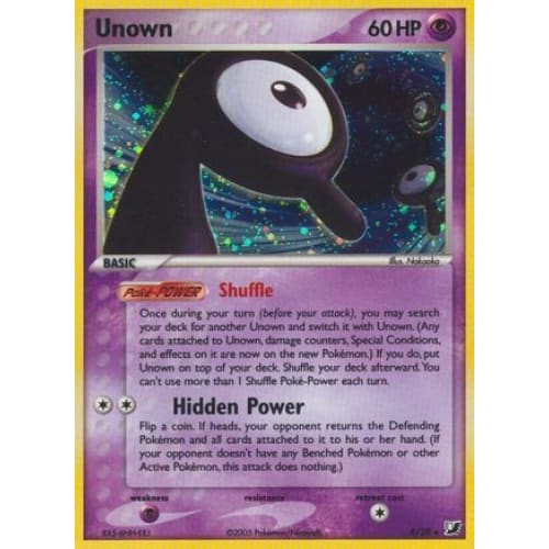 Unown (00R/115) Rare Classic Holofoil - Single