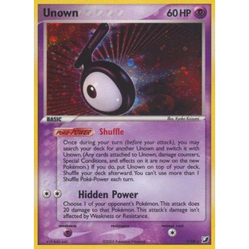 Unown (00T/115) Rare Classic Holofoil - Single