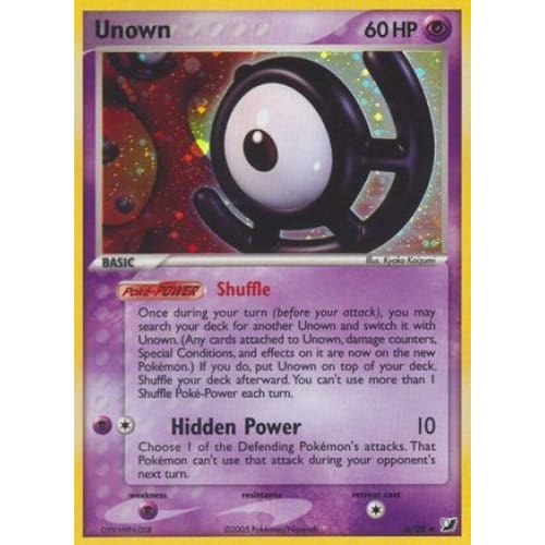 Unown (00U/115) Rare Classic Holofoil - Single