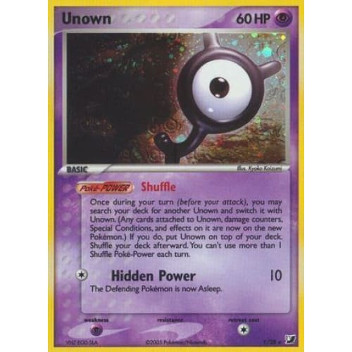 Unown (00Y/115) Rare Classic Holofoil - Single