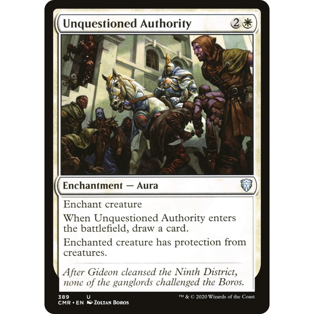 Unquestioned Authority (CMR-389) - Single