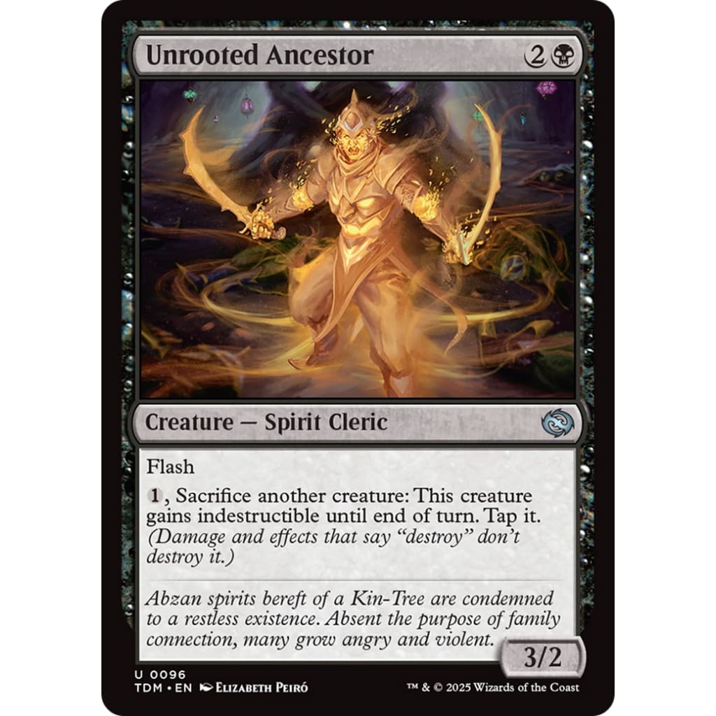 Unrooted Ancestor (TDM-096) - Single